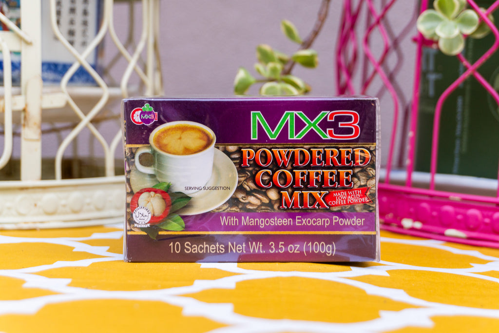 MX3 Coffee Mix Mangosteen Instant Coffee (Box of 10 sachets)