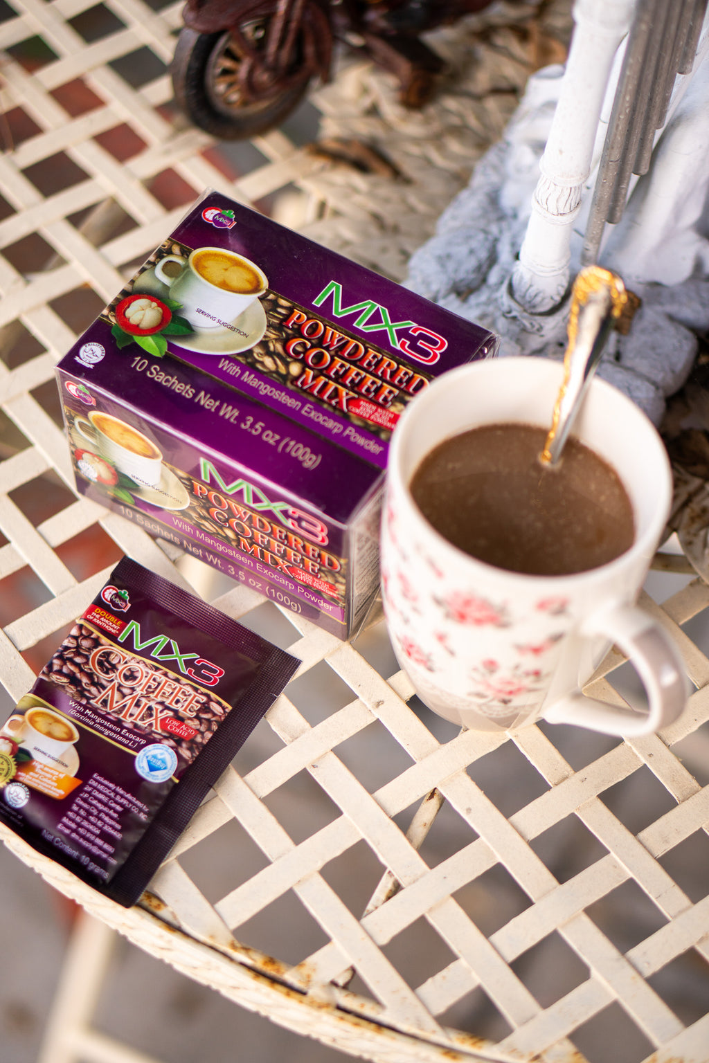 MX3 Coffee Mix Mangosteen Instant Coffee (Box of 10 sachets)